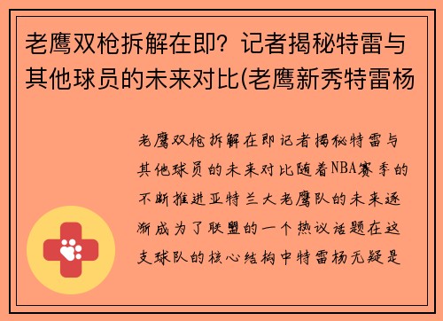 老鹰双枪拆解在即？记者揭秘特雷与其他球员的未来对比(老鹰新秀特雷杨简历)